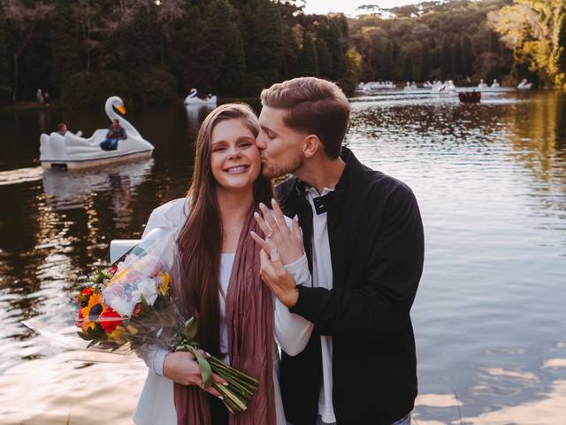 Pedido de Casamento em Gramado de Eduarda e Richard  | Pedido de Casamento no Lago Negro
