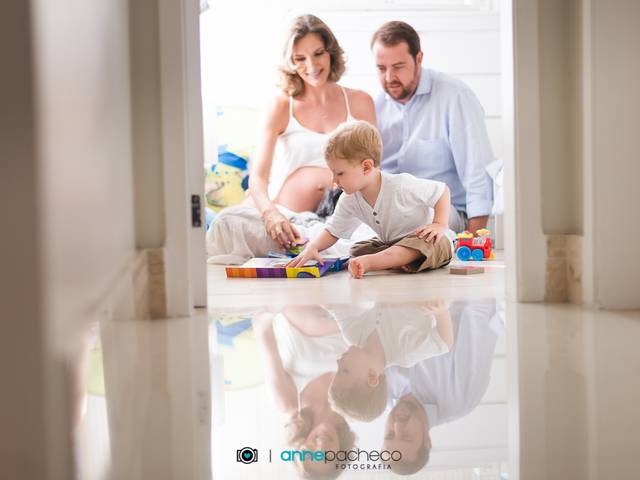 Ensaio familia de Esperando Miguel