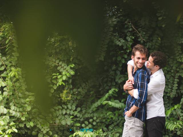 Ensaio casal de Pedro e Erick