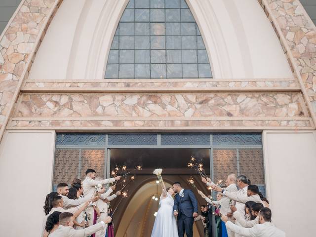 Fotografia de Casamento de Igreja Matriz São Domingos de Gusmão, São Domingos do Prata - MG - Fotografia de Casamento Lorrany e Pablo