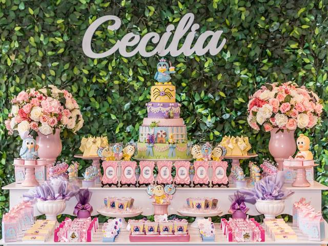 Aniversários Infantis de Aniversário de 1 ano - Cecília