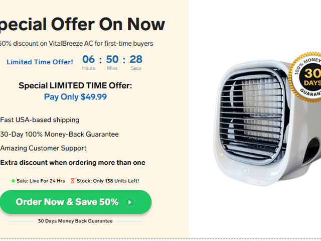 health of Vital Breeze AC Reviews: Is This Portable Air Cooler Worth It?