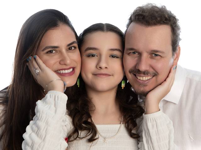 FESTA NO ESTÚDIO de a FAMÍLIA
