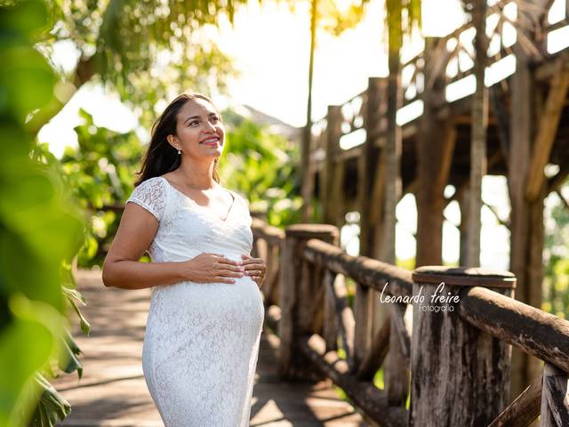 Gestante de Fabiana à Espera da Eva