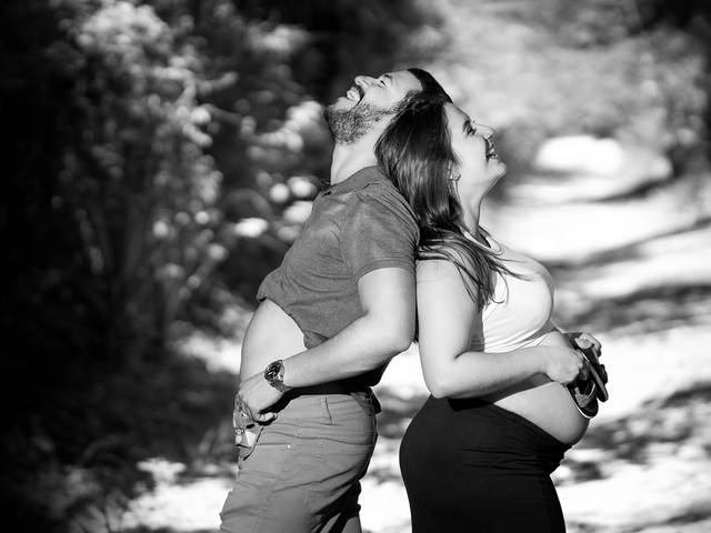 Gestante de Ensaio Gestante - Lisandra & Raul