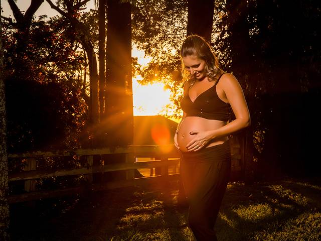 GESTANTE de A DOCE ESPERA POR LÍVIA