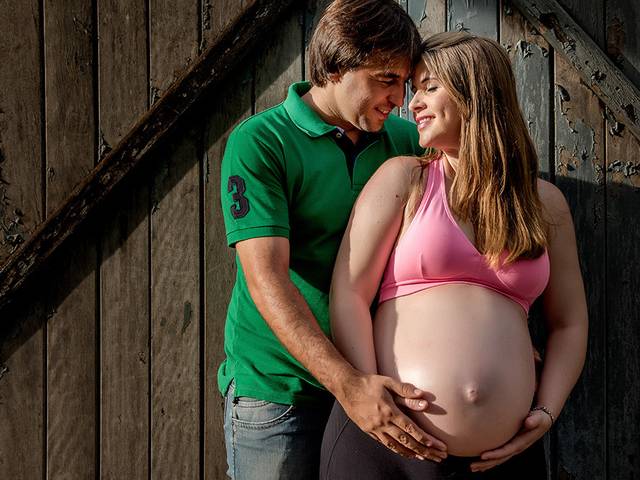 GESTANTE de A ESPERA DE MELINA