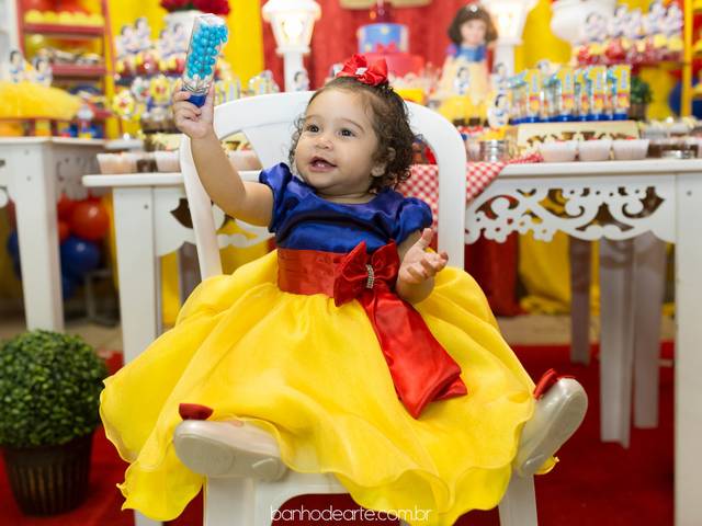 Aniversário Infantil de Tema Branca de Neve | Ester 1 ano