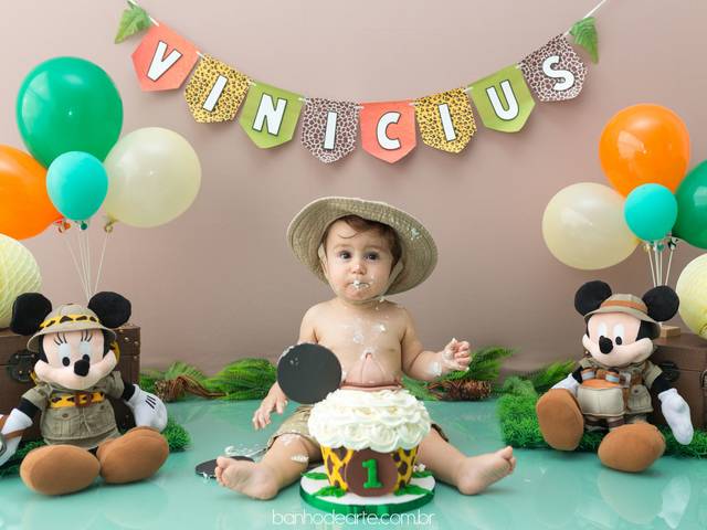 Bebê/Criança de Smash the Cake and Bubble | Vinícius 11 meses