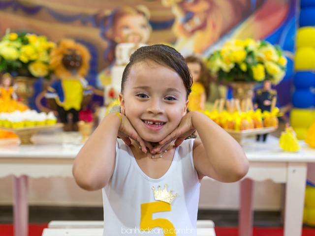 Aniversário Infantil de Tema A Bela e A Fera | Laura 5 anos