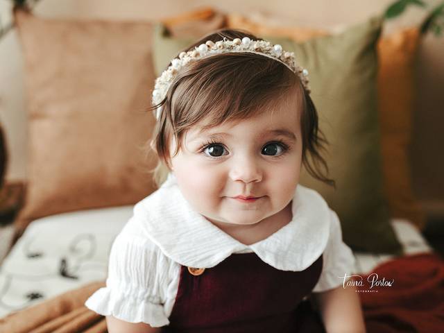 Ensaio Infantil  de Maria Clara -  9 meses