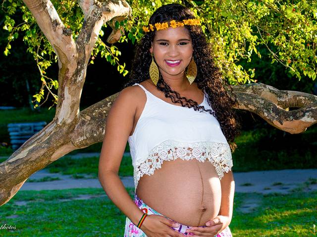 Gestante de Renata à espera de Diego