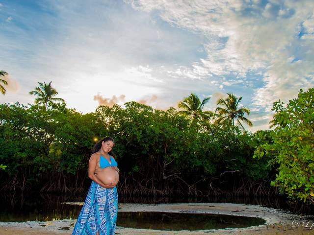 Gestante de Marileide a espera do Pedro