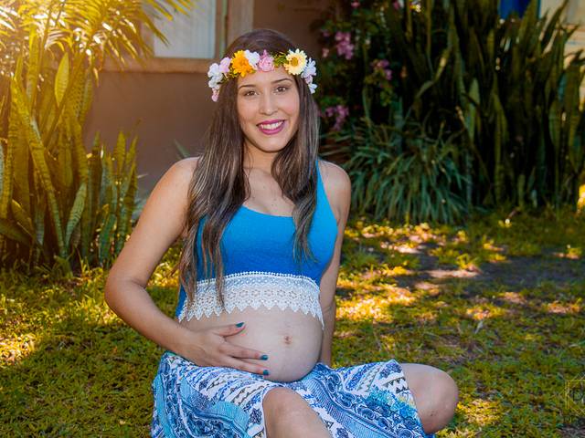 Gestante de Natthally a espera de Benjamin 