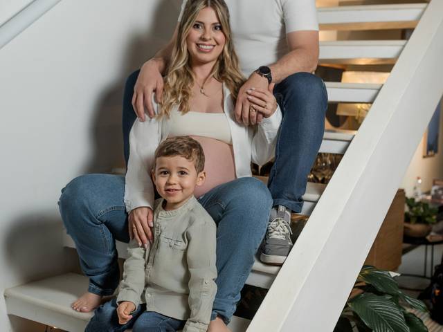 Família de Ensaio Gestante - Lais 