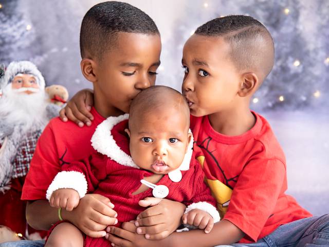 Mini Sessão Natal 2018 de Natal Kauan, Miguel e Gabriel