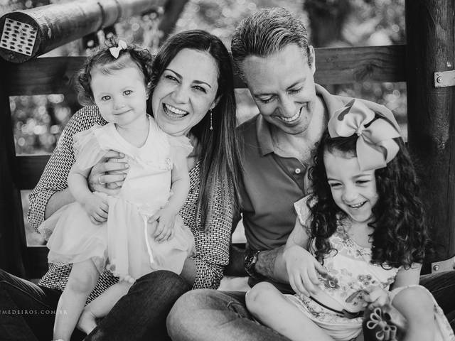 Ensaio Família de Fabrícia, Rafael, Luiza e Laura