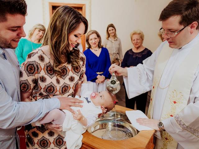 Eventos de Família de Batizado da Júlia