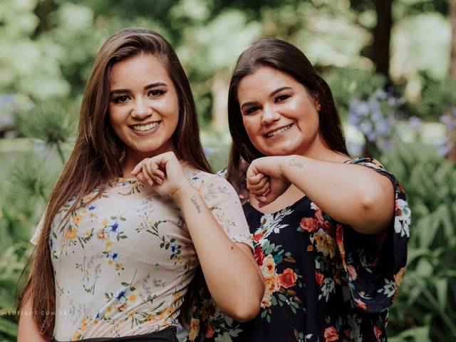 Ensaio Feminino de Isabela e Gabriela D'Ávila