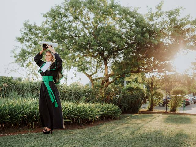 Formatura de Débora C. - Enfermagem - Fadergs