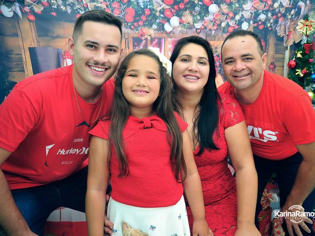 Família de Natal da Ana Julia