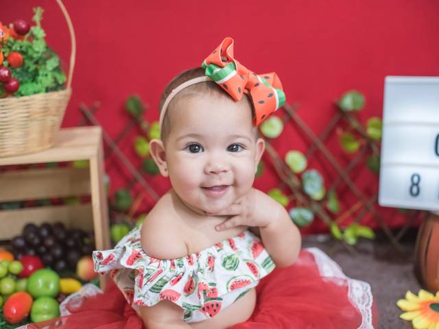Ensaio Infantil  de Ana Clara 8 meses