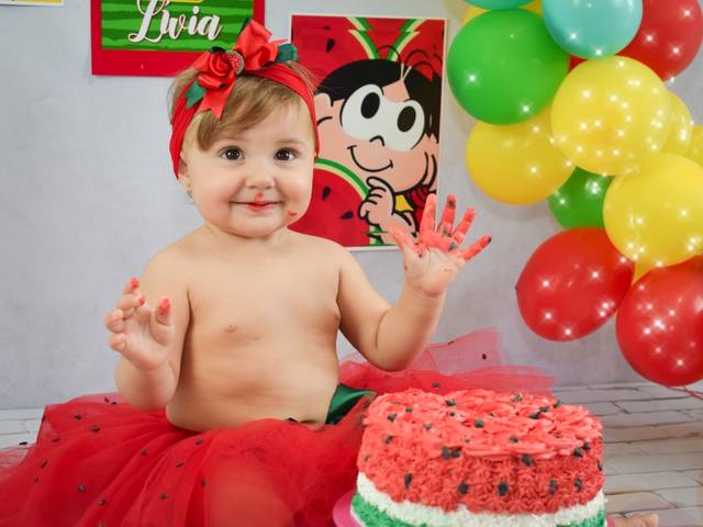 Smash the Cake de Lívia - 1 Aninho