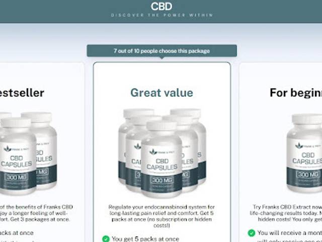 Health of Frank & Frey CBD Capsules - Price & Where to Get It UK 2026!