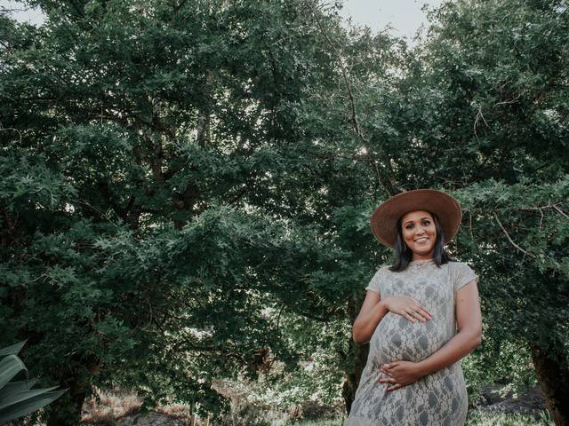 Ensaio Gestante de À espera de Lara 