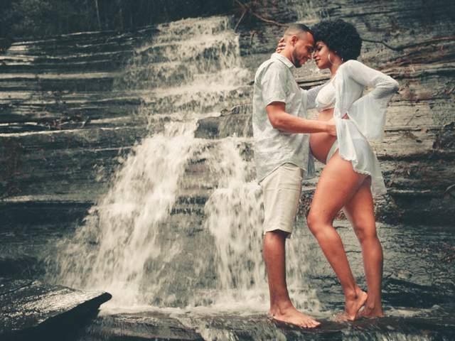 Ensaio Gestante de À espera da Maria Luísa