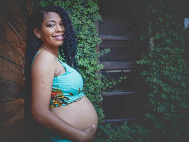 Ensaio Gestante de À espera de Natan Lucas 