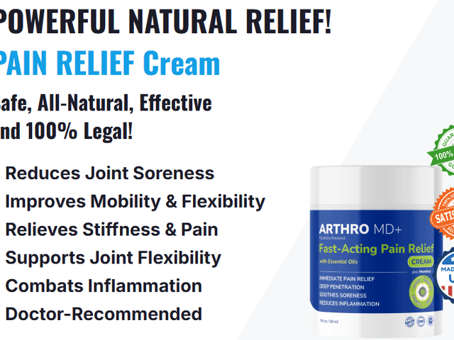 Arthro MD+ Cream New Zealand of Arthro MD+ Cream New Zealand: A Natural Breakthrough for Joint Pain Relief