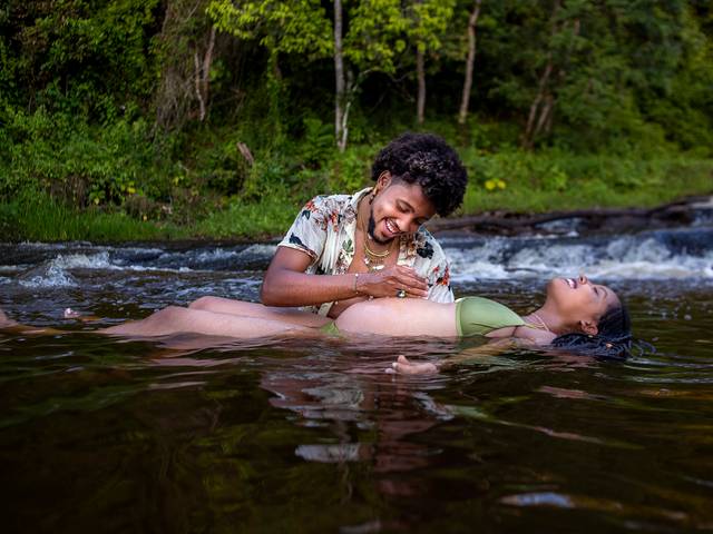 Gestante de Á espera de Aina oduna