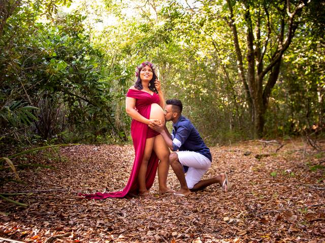 Gestante de Á Espera de Théo Henrique