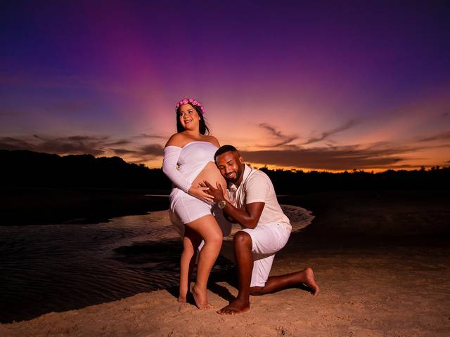 Gestante de Á espera da princesa Dhullya