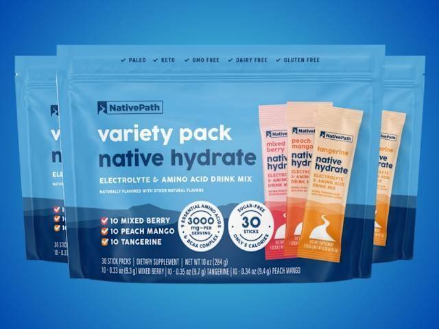 Native Path Hydrate Stick Packs of Native Path Hydrate Stick Packs  
