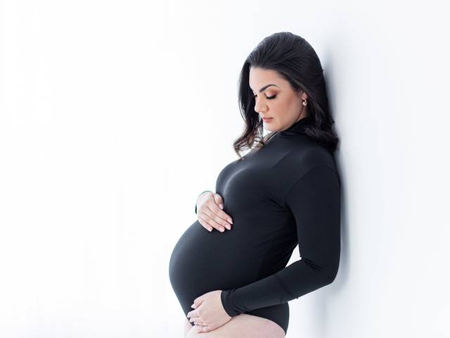 Gestante de Day à espera da Maria Alice