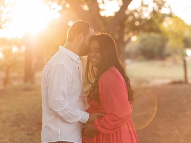 Gestante de Vanessa à espera de Luisa