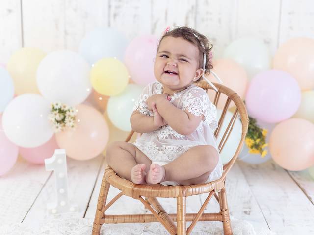 Ensaio pré aniversário de Smash the cake Manuela