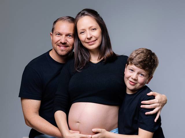 Ensaio de Gestante de Ensaio Gesta - Barbara e família