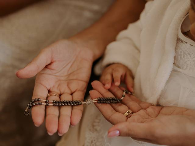 A vela de Batizado Manu