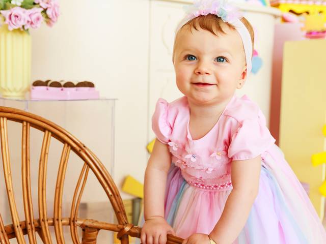 Aniversário Infantil  de Primeira Volta ao Redor do Sol da Aurora