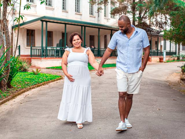 Ensaio Gestante de À espera do Conrado