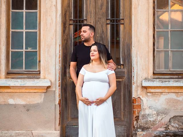 Ensaio Gestante de À espera da Laura