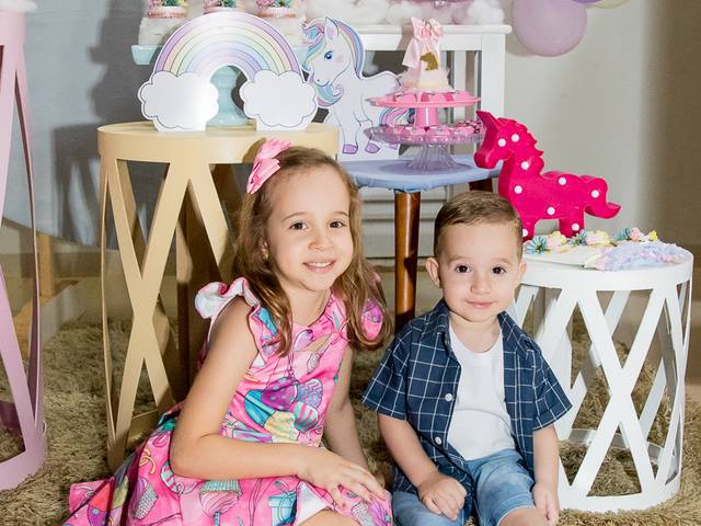 Infantil de Aniversario Laura 6 Anos