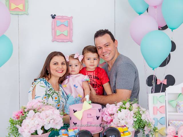 Infantil de Aniversário Eduarda 1 Ano