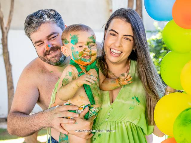 Ensaio Família  de Smash the Cake Estevão