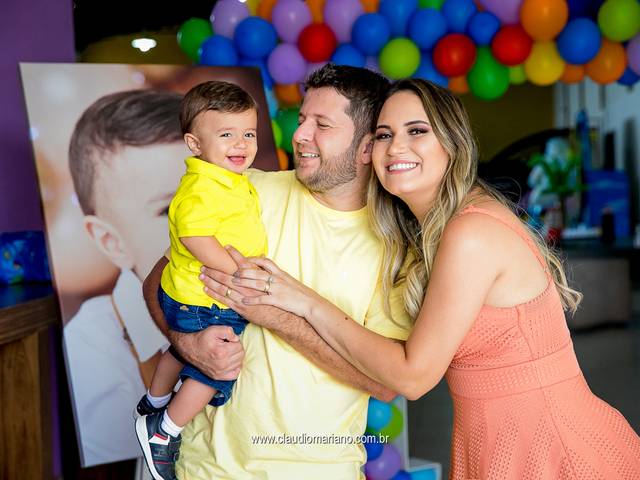 Infantil de Aniversário Enrico 1 Ano