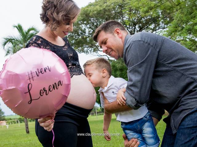 Gestante de  Camila Sozin & Giovani Veronez + Lorena