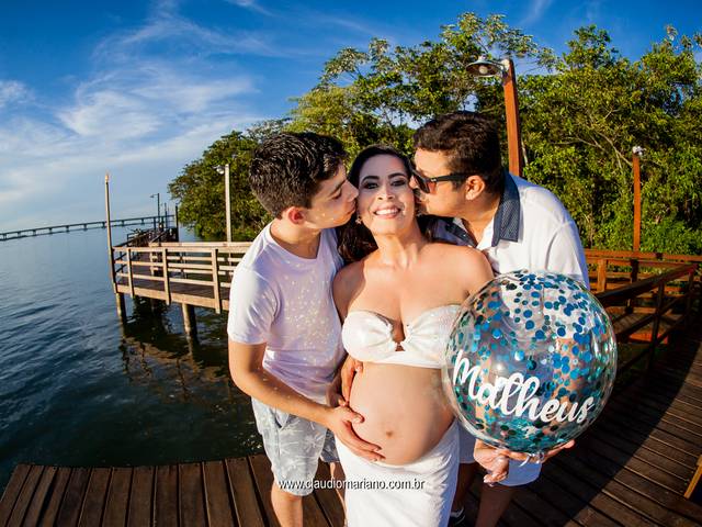 Gestante de Munira & Kleber+Matheus 